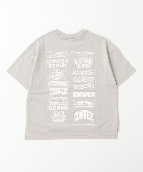 CONVEX(コンベックス)の「CONVEX スリットWIDE-T(Tシャツ/カットソー・キッズ・ベージュ/オフホワイト/ブラック/グレー・140cm/150cm/160cm/130cm/120cm)」の7枚目の写真