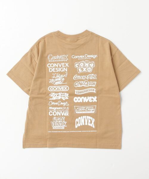 CONVEX(コンベックス)の「CONVEX スリットWIDE-T(Tシャツ/カットソー・キッズ・ベージュ/オフホワイト/ブラック/グレー・140cm/150cm/160cm/130cm/120cm)」の8枚目の写真
