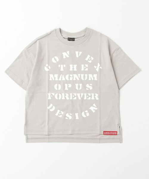 CONVEX(コンベックス)の「CONVEX スリットWIDE-T(Tシャツ/カットソー・キッズ・ベージュ/オフホワイト/ブラック/グレー・140cm/150cm/160cm/130cm/120cm)」の10枚目の写真