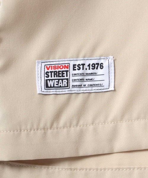 VISION STREET WEAR(ヴィジョンストリートウェア)の「VISION STREET WEAR/ヴィジョンストリートウェア オーバーサイズ ワッペン刺繍 クレリック オープンカラー 半袖シャツ/ボーリングシャツ(シャツ/ブラウス・メンズ・アイボリー/ブラック/グレイッシュブルー・M/L/LL)」の14枚目の写真
