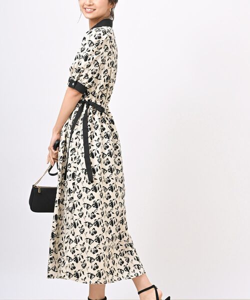 rps(アールピーエス)の「ウエストリボンショルダータックワンピース(ワンピース・レディース・アイボリー/ブラック/ベージュ・フリー)」の7枚目の写真