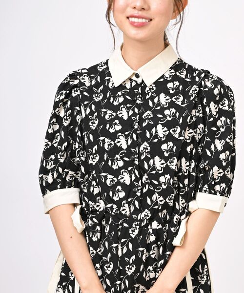 rps(アールピーエス)の「ウエストリボンショルダータックワンピース(ワンピース・レディース・アイボリー/ブラック/ベージュ・フリー)」の16枚目の写真