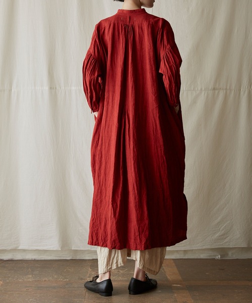 suzuki takayuki peasant dress Ⅱ ウール麻 suzuki takayuki スズキタカユキ peasant dress I [A251-22/moss