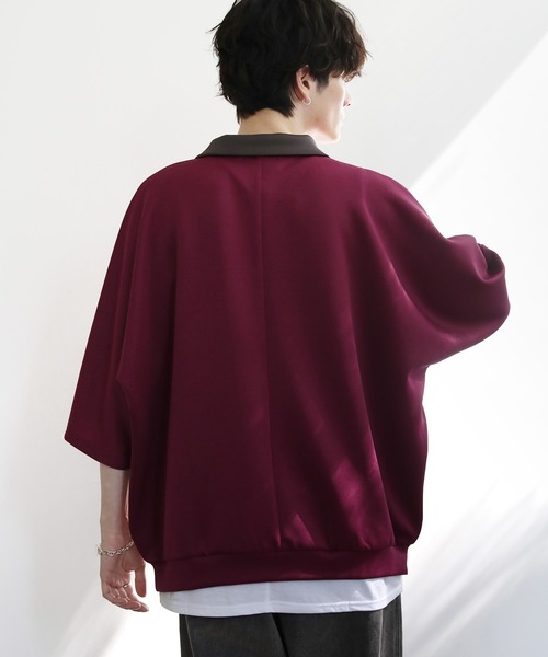 希少♡メゾンマーブル襟付き長袖トップス Rocky Monroe シャツ オーバーサイズ花柄/チェック柄ドルマン
