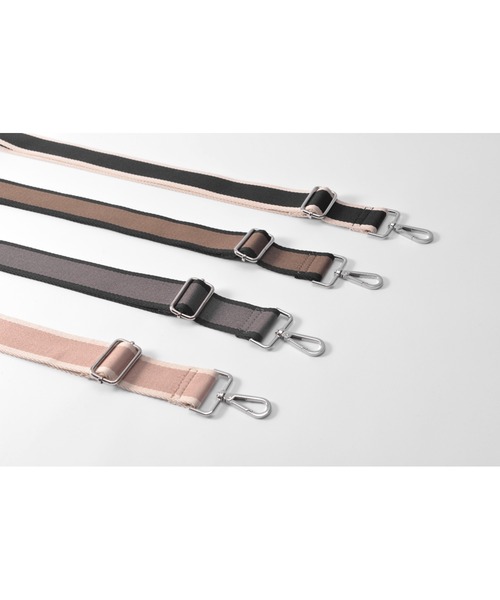 Rename（リネーム）の「カスタム可能！！ 付け替え バイカラー ショルダーストラップ スマホ ストラップ キーホルダー（ショルダーバッグ・レディース・ブラック系その他/グレー系その他/ブラウン系その他/ベージュ系その他・FREE）」の6枚目の写真