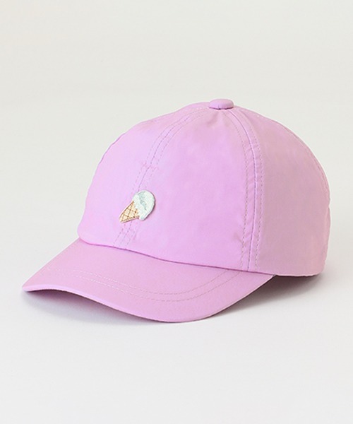 petit main（プティマイン）の「【UVカット】アソート刺しゅうキャップ（キャップ・キッズ・アイボリー/ライトブルー/オフホワイト/ラベンダー・54cm/52cm/50cm）」の4枚目の写真