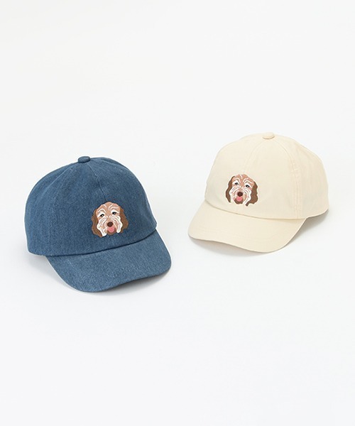 petit main（プティマイン）の「【UVカット】アソート刺しゅうキャップ（キャップ・キッズ・アイボリー/ライトブルー/オフホワイト/ラベンダー・54cm/52cm/50cm）」の7枚目の写真