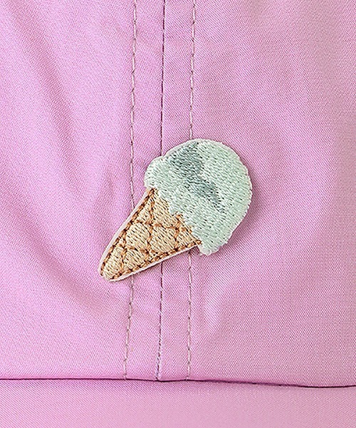 petit main（プティマイン）の「【UVカット】アソート刺しゅうキャップ（キャップ・キッズ・アイボリー/ライトブルー/オフホワイト/ラベンダー・54cm/52cm/50cm）」の16枚目の写真