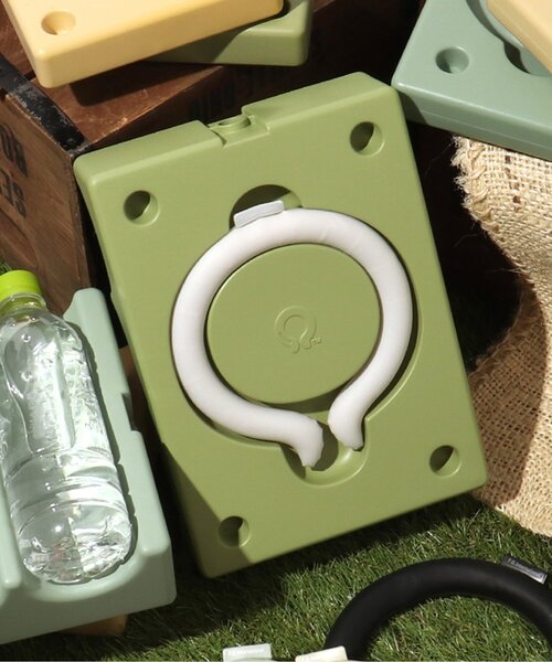 Ampersand(アンパサンド)の「アイスフィット Lサイズ(アウトドアグッズ・キッズ・ベージュ/ブルー/カーキ・LARGE)」の2枚目の写真