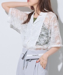 Solace | レース開襟オーバーシャツ(シャツ/ブラウス)