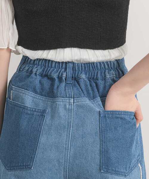 RETRO GIRL(レトロガール)の「サイドラインデニムPT(その他パンツ・レディース・ブラック/ブルー・FREE)」の13枚目の写真