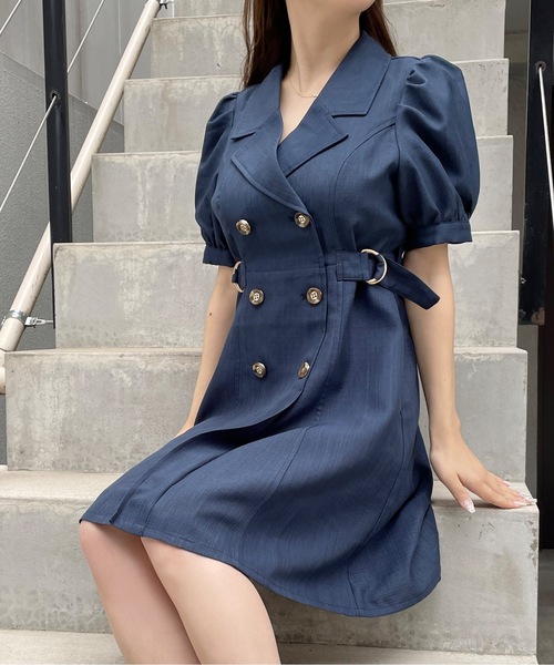 NOMAE ミニワンピース NOMAE（ノーマエ）の「バックオープンリボンミニワンピース