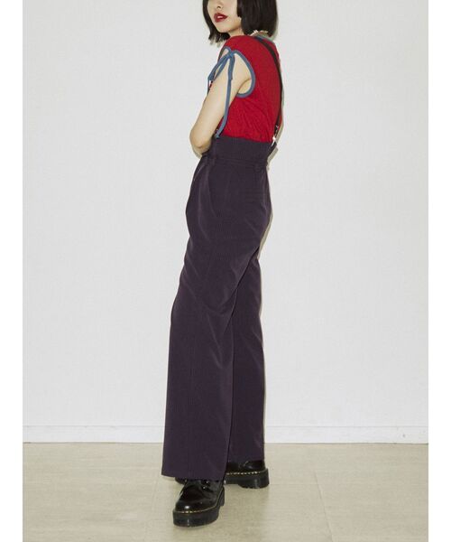 jouetie(ジュエティ)の「サスペンダールーズパンツ(その他パンツ・レディース・ブラック/パープル/グレー・MEDIUM)」の19枚目の写真