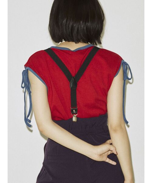 jouetie(ジュエティ)の「サスペンダールーズパンツ(その他パンツ・レディース・ブラック/パープル/グレー・MEDIUM)」の20枚目の写真