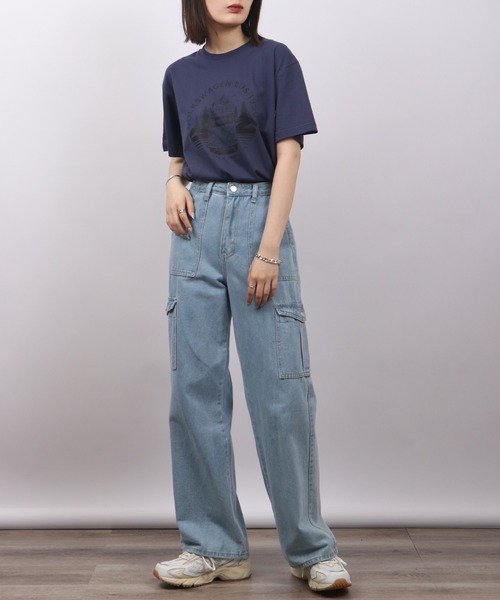 Volkswagen(フォルクスワーゲン)の「Volkswagen プリントクルーネック半袖Tシャツ(Tシャツ/カットソー・メンズ・ベージュ/インディゴブルー/ライトブルー・M/XL/L)」の14枚目の写真