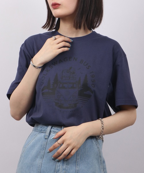 セール】Volkswagen プリントクルーネック半袖Tシャツ（Tシャツ