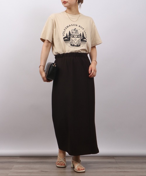 Volkswagen(フォルクスワーゲン)の「Volkswagen プリントクルーネック半袖Tシャツ(Tシャツ/カットソー・メンズ・ベージュ/インディゴブルー/ライトブルー・M/XL/L)」の8枚目の写真