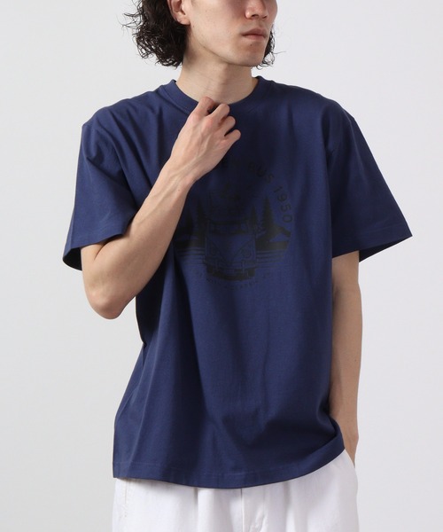 Volkswagen(フォルクスワーゲン)の「Volkswagen プリントクルーネック半袖Tシャツ(Tシャツ/カットソー・メンズ・ベージュ/インディゴブルー/ライトブルー・M/XL/L)」の16枚目の写真