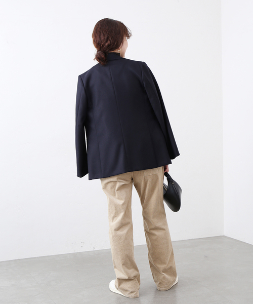 IENA（イエナ）の「コーデュロイ オーバーオール（サロペット/オーバーオール・レディース・チャコールグレー/ベージュ・36/38）」の18枚目の写真