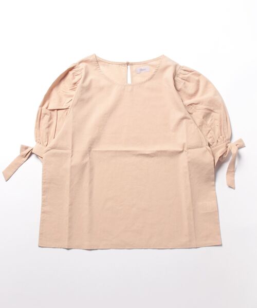 flower（フラワー）の「リボンカフブラウス（シャツ/ブラウス・レディース・ブラウン/ベージュ・FREE）」の17枚目の写真