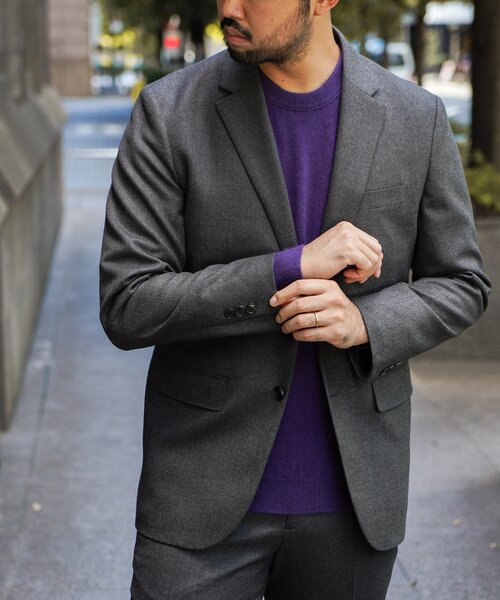 EDIFICE（エディフィス）の「SUPER 120's ウールサキソニー 2ボタン