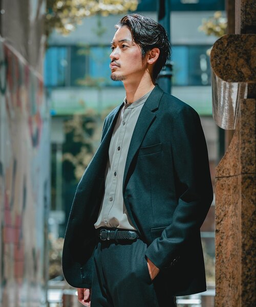 EDIFICE（エディフィス）の「SUPER 120’s ウールサキソニー 2ボタン ジャケット【セットアップ着用可能】（テーラードジャケット・メンズ・チャコールグレー/ブラック/ネイビー/ブラウン/グレー/ベージュ・SMALL/MEDIUM/LARGE/X-LARGE/XX-LARGE/X-SMALL）」の9枚目の写真