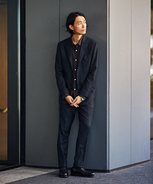 EDIFICE（エディフィス）の「SUPER 120's ウールサキソニー 2ボタン