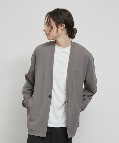 JUNRED(ジュンレッド)の「アンサンブルカーディガン(カーディガン/ボレロ・メンズ・ブラック/ベージュ系その他/モスグリーン/レンガ・L/LL/M)」の7枚目の写真