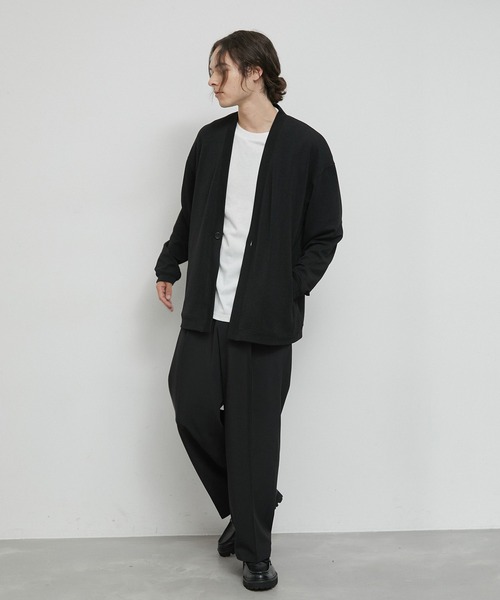 JUNRED(ジュンレッド)の「アンサンブルカーディガン(カーディガン/ボレロ・メンズ・ブラック/ベージュ系その他/モスグリーン/レンガ・L/LL/M)」の14枚目の写真