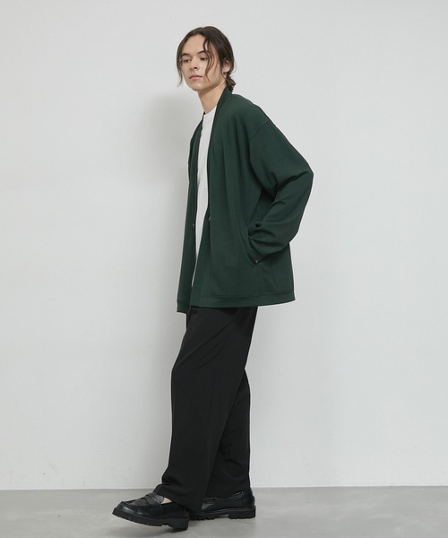 JUNRED(ジュンレッド)の「アンサンブルカーディガン(カーディガン/ボレロ・メンズ・ブラック/ベージュ系その他/モスグリーン/レンガ・L/LL/M)」の17枚目の写真