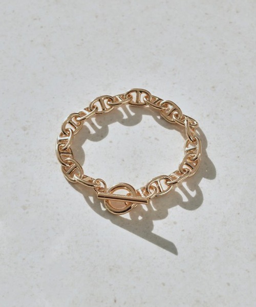 GOLDY(ゴールディ)の「【GOLDY】アンカー チェーン ブレスレット / 4230102(ブレスレット・レディース・シルバー系その他/シルバー/ゴールド/ゴールド系その他2・FREE)」の3枚目の写真