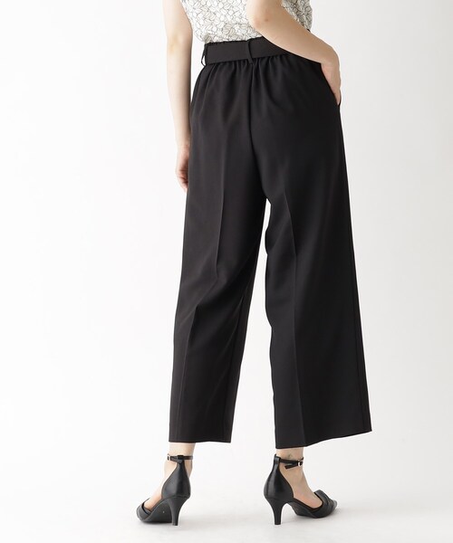 index（インデックス）の「◆セットアップ対応 リネンタッチワイドパンツ【接触冷感/吸水速乾/防シワ/洗濯機洗い可】（その他パンツ・レディース・ブラック/ライトベージュ/ブルー・36/38/40/42）」の18枚目の写真