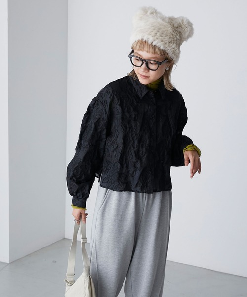 forksy.（フォルクシー）の「【forksy.】ロングファーくまみみニット帽（ニットキャップ/ビーニー・レディース・ライトベージュ/ブラック・FREE）」の15枚目の写真