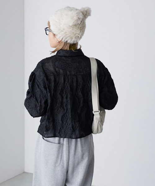 forksy.（フォルクシー）の「【forksy.】ロングファーくまみみニット帽（ニットキャップ/ビーニー・レディース・ライトベージュ/ブラック・FREE）」の17枚目の写真