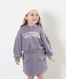 devirock（デビロック）の「えらべる2TYPE スウェットパーカー&スカート セットアップ(インパンツ付き)（セットアップ）」