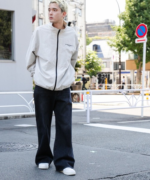 WEGO(ウィゴー)の「WEGO/ナイロントラックジャケット(ブルゾン・メンズ・カーキ/ブラック/ライトグレー/ダークグレー・LARGE/MEDIUM)」の6枚目の写真