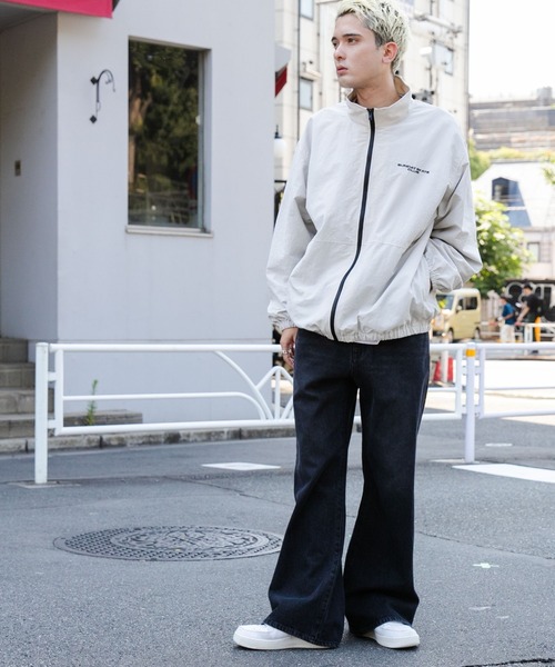 WEGO(ウィゴー)の「WEGO/ナイロントラックジャケット(ブルゾン・メンズ・カーキ/ブラック/ライトグレー/ダークグレー・LARGE/MEDIUM)」の20枚目の写真