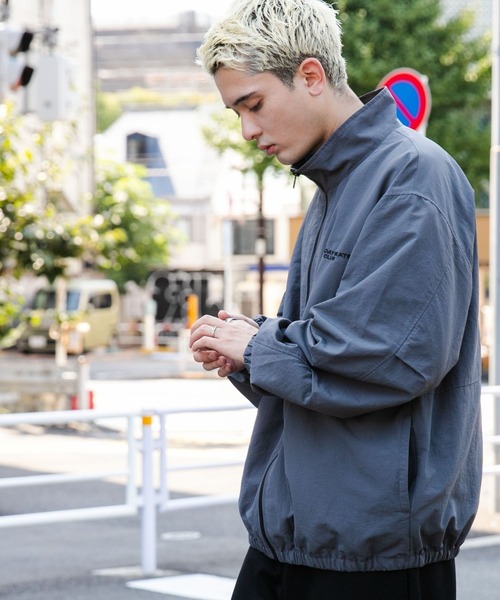 WEGO(ウィゴー)の「WEGO/ナイロントラックジャケット(ブルゾン・メンズ・カーキ/ブラック/ライトグレー/ダークグレー・LARGE/MEDIUM)」の21枚目の写真