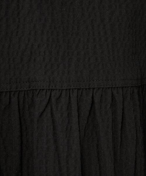 green label relaxing（グリーンレーベルリラクシング）の「サッカー ボリューム ロングスリーブ-マシンウォッシャブル-（シャツ/ブラウス・レディース・ターコイズブルー/ホワイト/ブラック・FREE）」の14枚目の写真