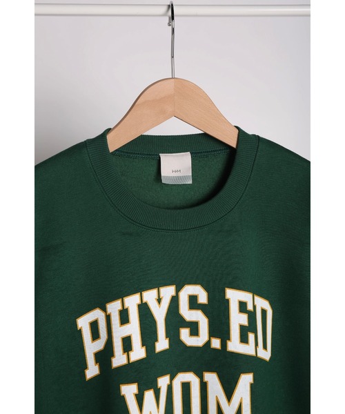 WoM（ワム）の「PHYS.ED WOM SWEAT（スウェット・レディース・グリーン/オフホワイト・MEDIUM/SMALL）」の7枚目の写真