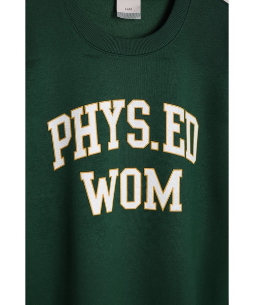 WoM（ワム）の「PHYS.ED WOM SWEAT（スウェット・レディース・グリーン/オフホワイト・MEDIUM/SMALL）」の8枚目の写真