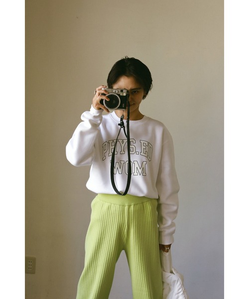 WoM（ワム）の「PHYS.ED WOM SWEAT（スウェット・レディース・グリーン/オフホワイト・MEDIUM/SMALL）」の10枚目の写真