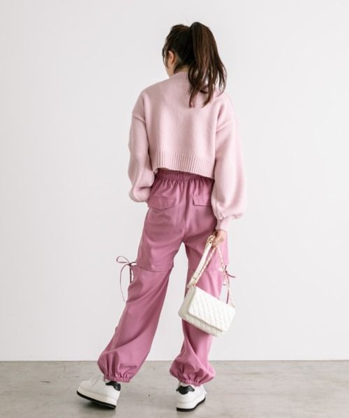 OLIVE des OLIVE(オリーブデオリーブ)の「マストなマシュマロニット 1032050230(ニット/セーター・レディース・ブラック/イエロー/オフホワイト/ラベンダー/ピンク/ライトグレー・FREE)」の10枚目の写真