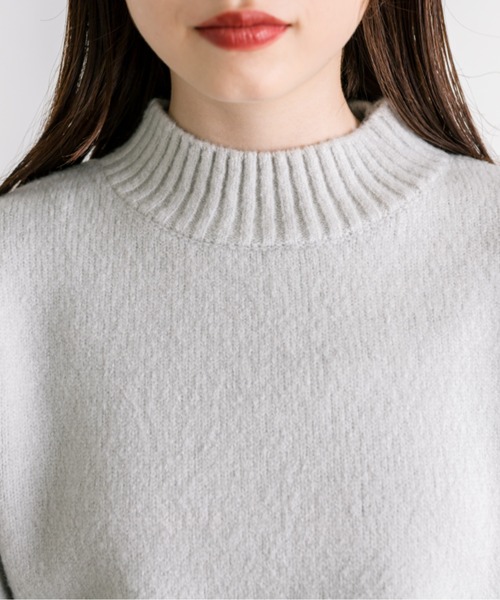 OLIVE des OLIVE(オリーブデオリーブ)の「マストなマシュマロニット 1032050230(ニット/セーター・レディース・ブラック/イエロー/オフホワイト/ラベンダー/ピンク/ライトグレー・FREE)」の18枚目の写真