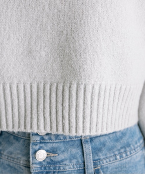 OLIVE des OLIVE(オリーブデオリーブ)の「マストなマシュマロニット 1032050230(ニット/セーター・レディース・ブラック/イエロー/オフホワイト/ラベンダー/ピンク/ライトグレー・FREE)」の20枚目の写真