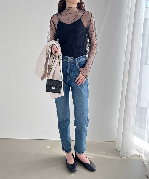 GeeRA(ジーラ)の「フロッキーシアートップス(Tシャツ/カットソー・レディース・その他/ドット・LARGE/MEDIUM)」の4枚目の写真