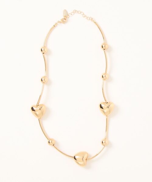 LOWRYS FARM（ローリーズファーム）の「ハートボールネックレス　978730（ネックレス・レディース・シルバー/ゴールド/シルバー系その他・FREE）」の3枚目の写真