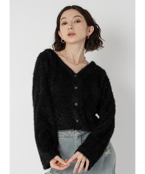 Adoon plain（アドーンプレーン）の「【2way】シャギーラメ