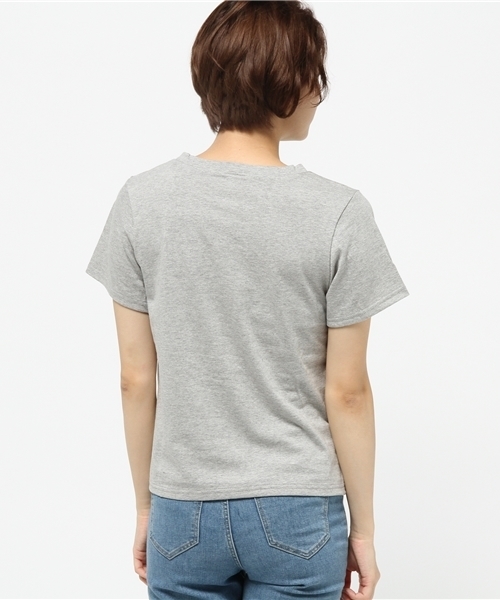 CIAOPANIC（チャオパニック）の「【Ciaopanic】　VネックポケTee（Tシャツ/カットソー・レディース・ホワイト/グレー/ネイビー・FREE）」の6枚目の写真