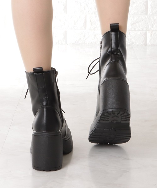 【直営店買付】melissa・レースアップハイカット厚底ブーツ 楽天市場】ヨースケ YOSUKE レースアップブーツ 4460047